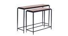 Console plateau en verre fumé Igloo - 2