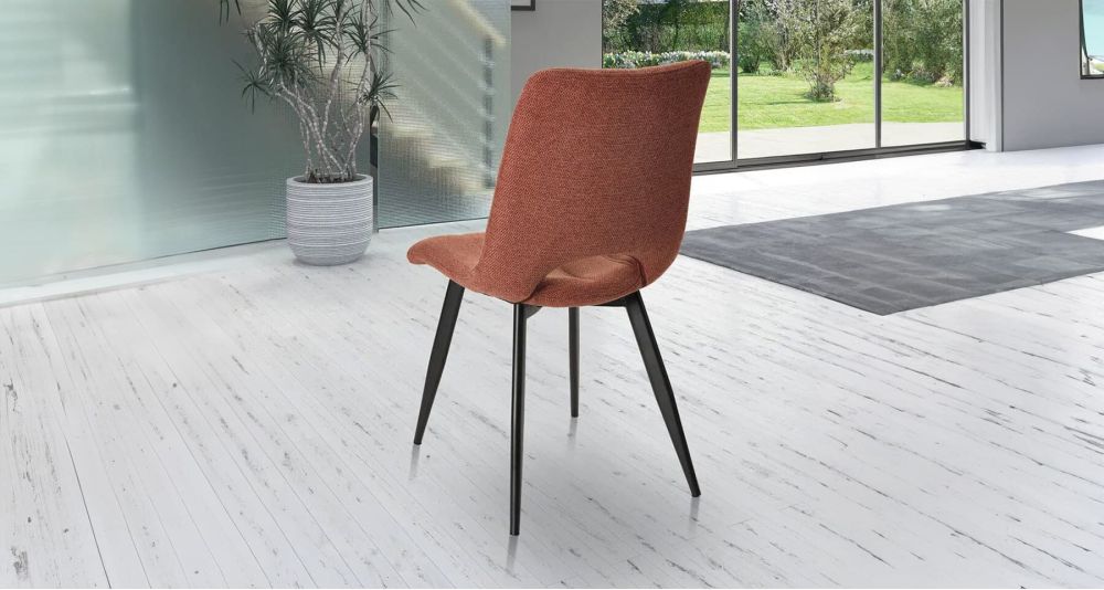 Lot de 2 chaises Coralie, assises élégantes pour repas conviviaux
