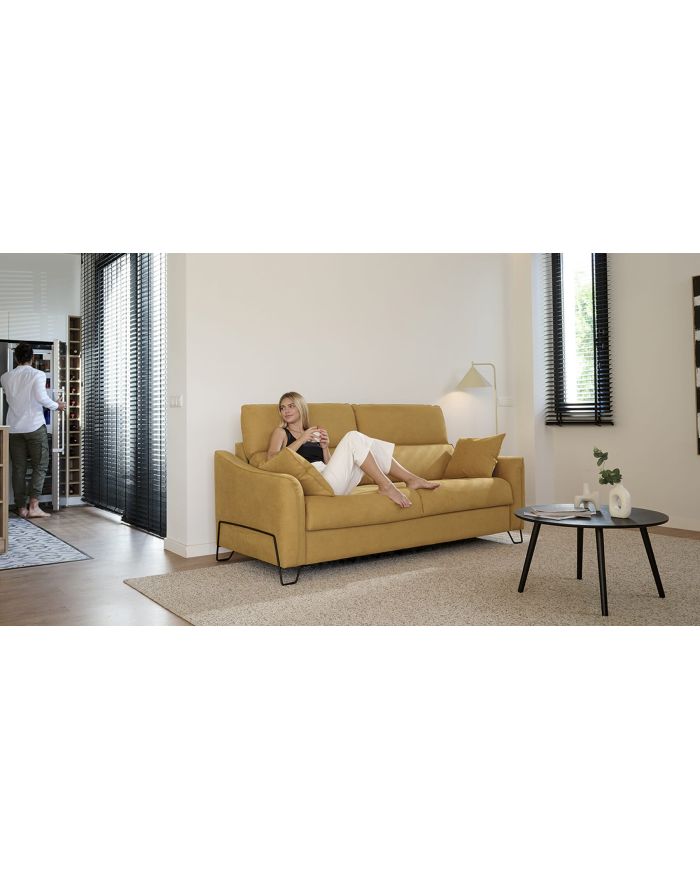 Canapé convertible matelas 18 cm Adela - Mopal