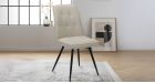 Lot 2 chaises Clara beige sable - 2