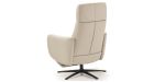 Fauteuil relax cuir électrique gris perla - 3