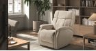 Fauteuil relax massage électrique Shangaï crème - 2