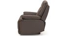 Fauteuil relax électrique cuir marron Burgos - 5