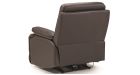 Fauteuil relax électrique cuir marron Burgos - 6