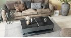 Table basse relevable 2 plateaux Hambourg gris foncé - 7
