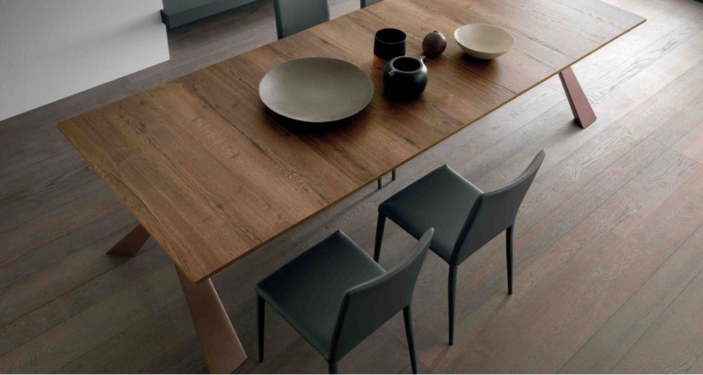 Console Genesi extensible, table gain de place design pour repas