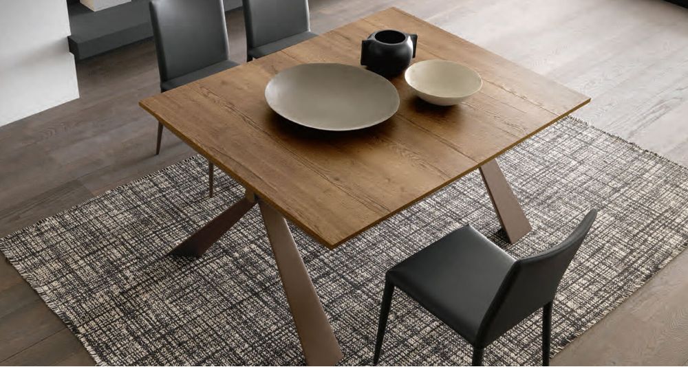 Console Genesi extensible, table gain de place design pour repas