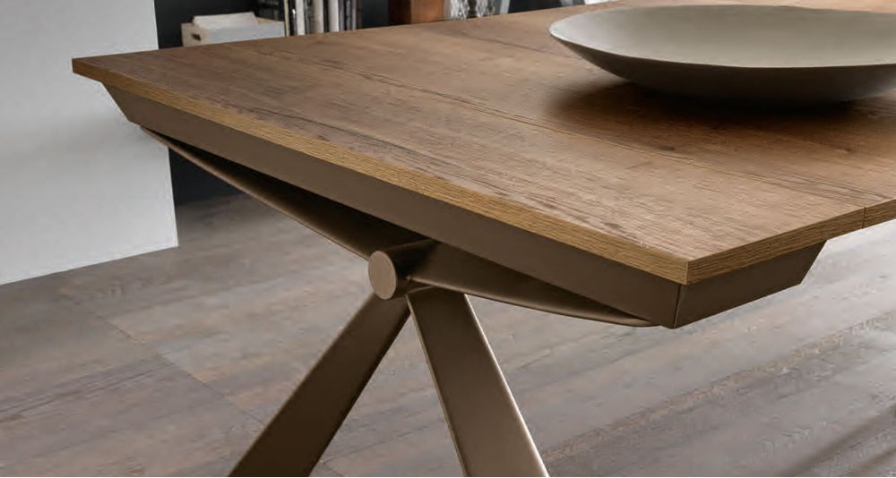 Console Genesi extensible, table gain de place design pour repas