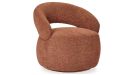 Fauteuil pivotant Lucas - Terracotta - 1