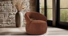 Fauteuil pivotant Lucas - Terracotta - 2