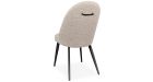 Lot 2 chaises Elina - Blanc crème - 2