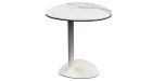 Table basse céramique forme pétale Sintra 50 x 50 cm -1
