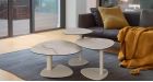 Table basse céramique forme pétale Sintra - 4