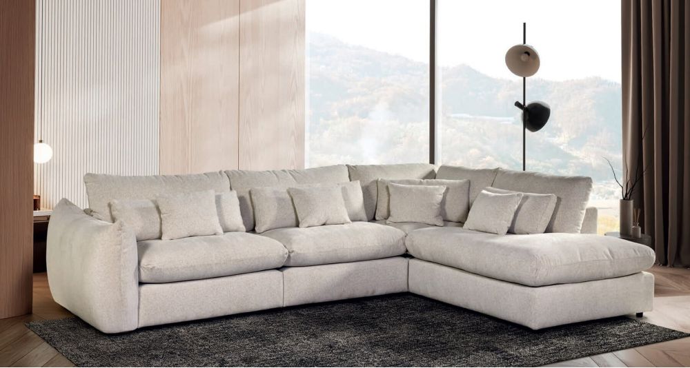 Canapé angle moelleux Gannon