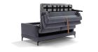 Canapé convertible sur pied hauteur 15 cm Eva - 9