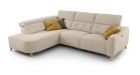 Canapé d'angle ottoman avec relax électrique Ponti