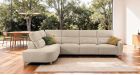 Canapé d'angle ottoman avec relax électrique Ponti - 2
