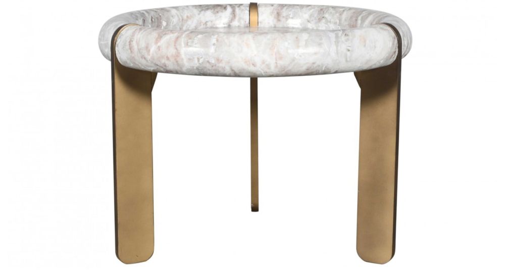 Table basse ronde marbre Prosper