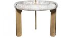 Table basse ronde marbre Prosper - Petite - 2