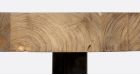 Table ronde en teck recyclé Jati - 130 cm - 3