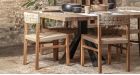 Table à manger carrée 140 x 140 cm Jati  - 6