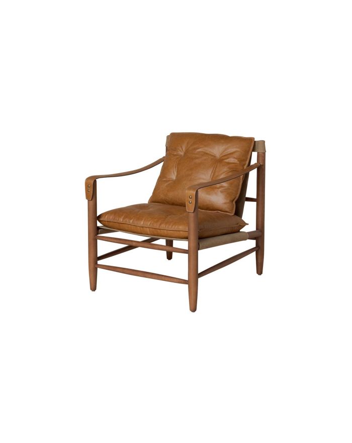 Fauteuil en cuir Brooklyn - 1