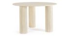 Table Dacca diamètre 120 cm - Blanc - 6