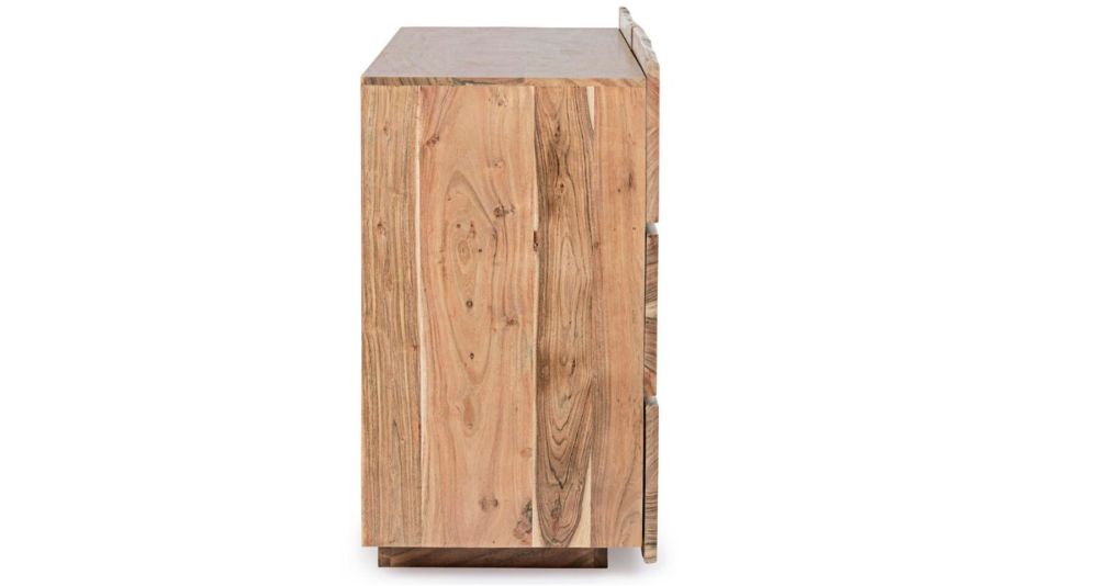 Commode 6 tiroirs en bois clair Aron