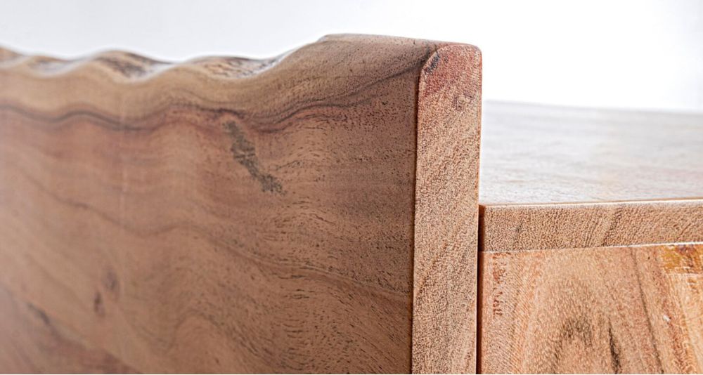 Commode 6 tiroirs en bois clair Aron