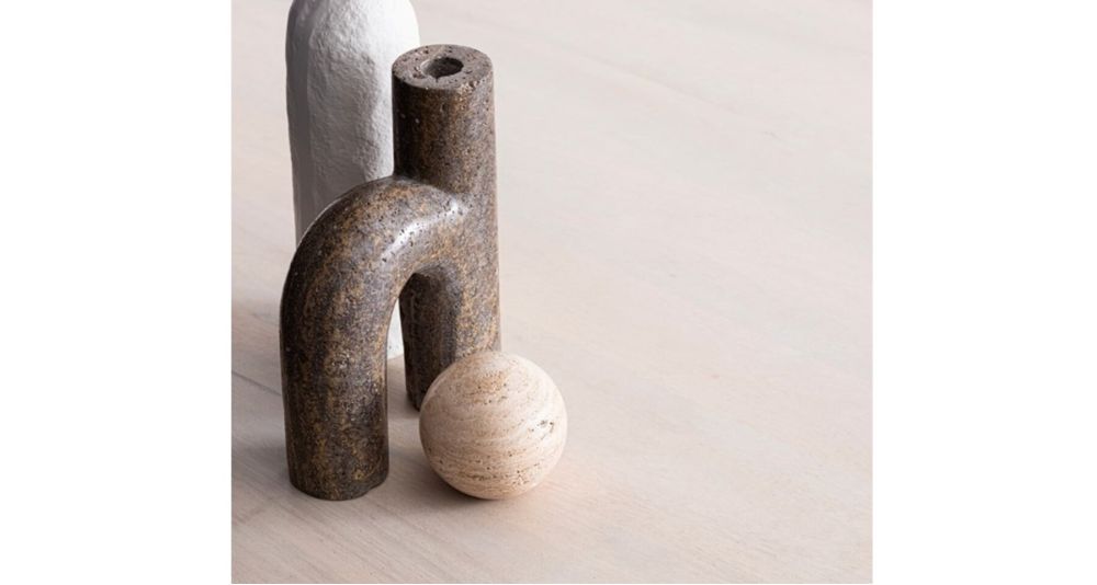 Table ronde diamètre 120 cm en bois Nassor