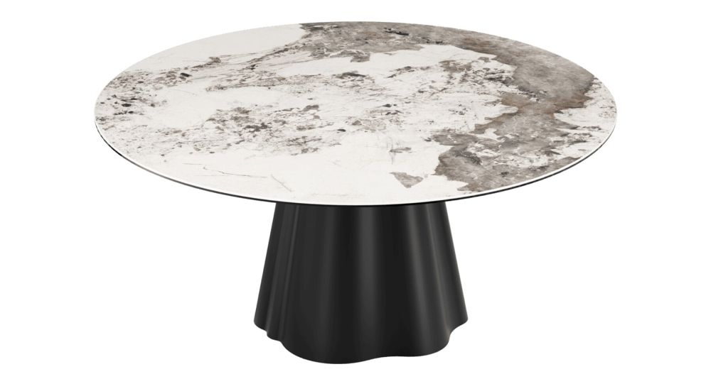 Table ronde 160 cm en céramique Piana