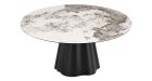 Table repas Paola diamètre 160 cm - Marbre calcatta - 1