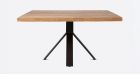 Table à manger carrée 140 x 140 cm Jati - 1
