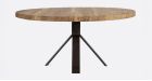 Table ronde en teck recyclé Jati - 130 cm -2