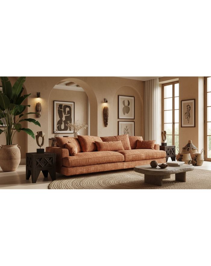 Canapé chic bas ultra confort Ambre