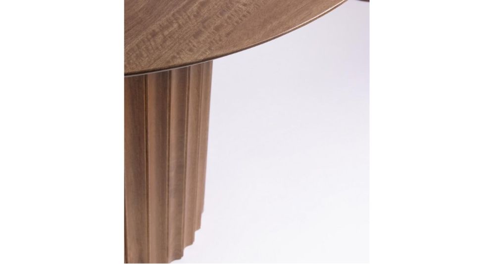 Table Orissa 200 x 90 cm en bois, repas 6 personnes chaleureux