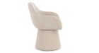Lot 4 fauteuils de salle à manger pivotants Antara - Beige - 2