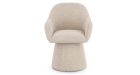 Lot 4 fauteuils de salle à manger pivotants Antara - Beige - 9