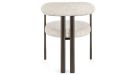 Lot 4 chaises tissu bouclé Giuditta - Bronze - 5