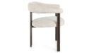 Lot 4 chaises tissu bouclé Giuditta - Bronze - 6