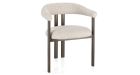 Lot 4 chaises tissu bouclé Giuditta - Bronze - 2