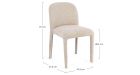 Lot 4 chaises Antara - Beige - 6