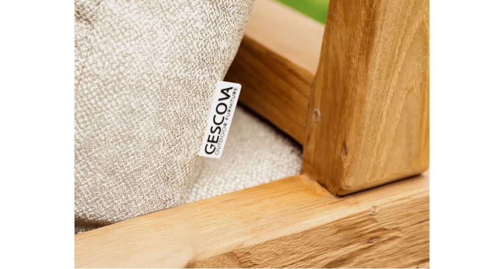 Fauteuil de jardin en teck recyclé Susan