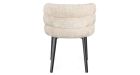 Lot 4 fauteuils ILMA - Beige - Piètement ardoise - 5