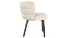 Lot 4 fauteuils ILMA - Beige - Piètement ardoise - 4