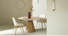 Table en céramique ronde crème diamètre 135 cm Lumio - 1