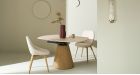 Table en céramique ronde crème diamètre 135 cm Lumio - 2