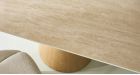 Table en céramique ronde crème diamètre 135 cm Lumio - 6