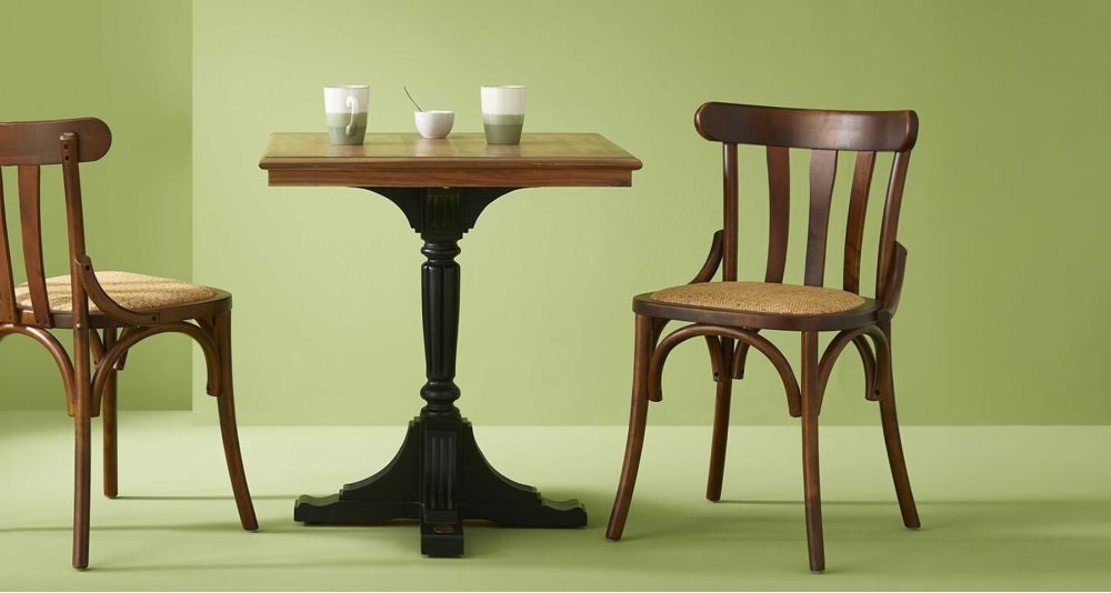 Lot 2 chaises en bouleau massif Estaminet