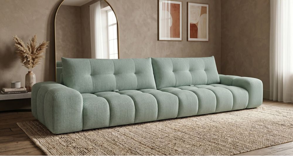 Canapé Calio profond effet nuage, dossier réglable et moelleux